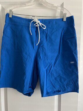 NWOT Lululemon Blue Linerless Men's Board Shorts Size 34